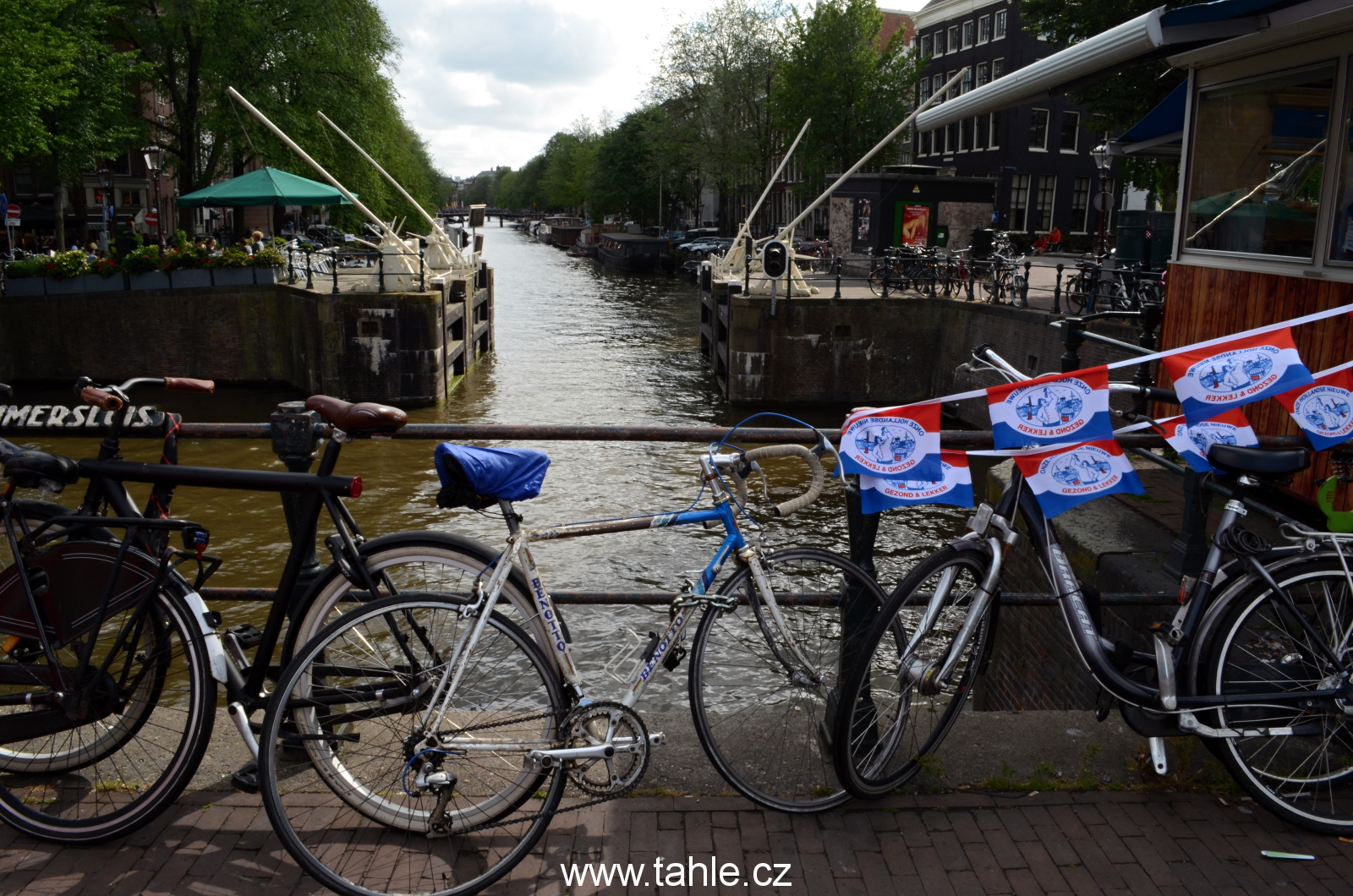 Amsterdam - kanály a kola