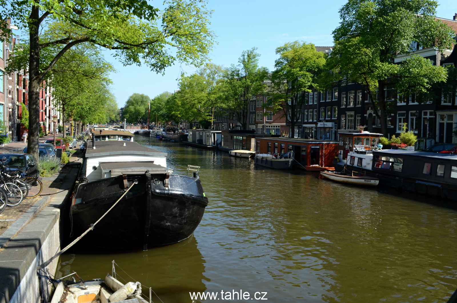 Amsterdam - kanály a květiny 