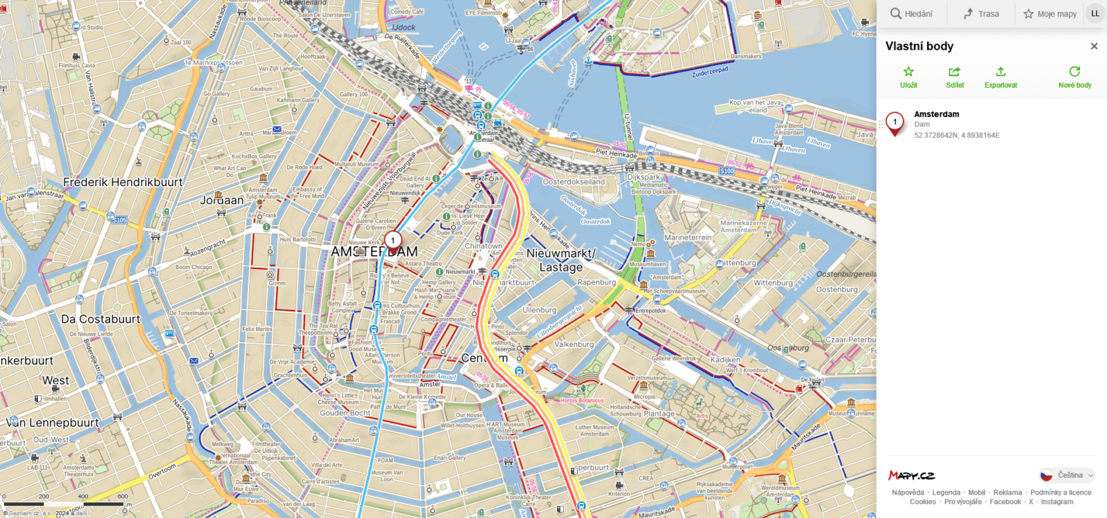 Amsterdam – kanály a lodě